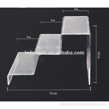 Acrylic 3-tier Steps Display Riser Stand